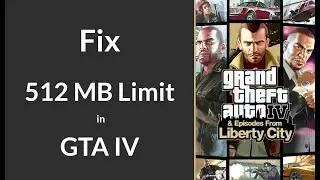 How to Fix 512 MB VRAM Limit in GTA IV | Fix for GTA 4 Resource Usage Limit in Graphics Settings