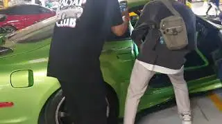 Nissan Skyline GTR34 RB26 vs Toyota Supra JZA80 2JZ at Retrohavoc2023