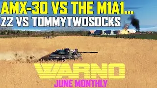 AMX-30 VS The M1A1 - Z2 vs TommyTwoSocks WARNO June Monthly