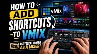 How To Add Keyboard Shortcuts in vMix (Turn Your Keyboard Into a Video Mixer!)
