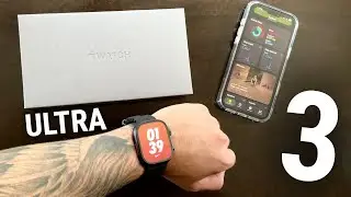 Apple Watch Ultra 3 UNBOXING and SETUP (Black Titanium)