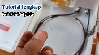 Kupas kabel jelly tube 2 core tanpa putus