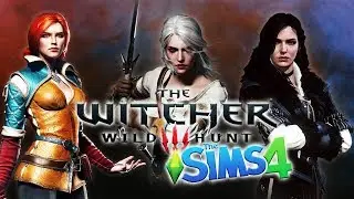 The Sims 4 CAS CC - Yennefer, Triss, Ciri (WIEDŹMIN 3)