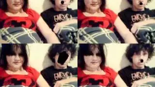 me and kobi fucking around and exploring my mums laptop