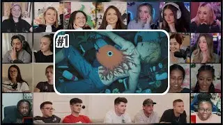 Chainsaw man episode 1 Mega Reaction Mashup | チェンソーマン