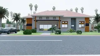 VILLA BASSE HAUT STANDING 9 PIECES / ARCHITECTURE ANIMATION LUMION