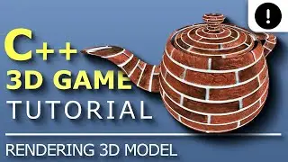 C++ 3D Game Tutorial 18: Creating 3D Engine - Rendering 3D Model