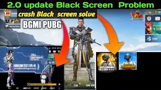 New update black screen problem screen crash/black screen problem bgmi/ how to fix black screen pubg