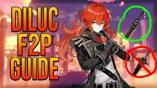 Diluc Main DPS Build - Team, Gear, and Gameplay (FREE TO PLAY) | Genshin Impact