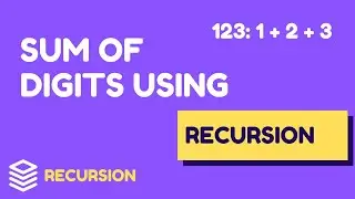 Sum of digits of a number using recursion in Python