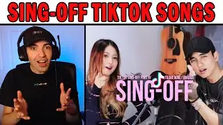 Reza vs Mirriam Eka - SING-OFF TIKTOK SONGS PART 4 REACTION!