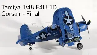 Mal's Projects: (4-final) Tamiya Corsair F4U-1D in 1/48