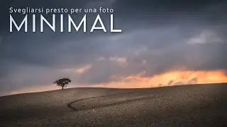 Mi sono svegliato alle 4 per fotografare...un ALBERO! Fotografia MINIMAL all'alba in TOSCANA | Vlog