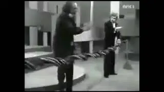 Historic moment when Norway switched to color tv live 1972