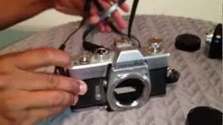 Vintage Minolta srt -101 camera review w/lenses