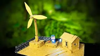 wind turbine generator working model for School || wind turbine or windmill working model