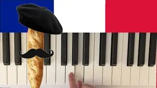 French Meme🍷🥖 PIANO🎹 (tutorial)