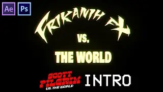 Scott Pilgrim vs. The World Intro Tutorial [After Effects & Photoshop]