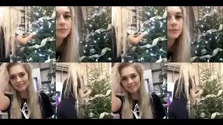 Эрика Герцег в periscope (24/12/2015)