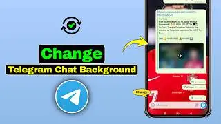How To Change Telegram Chat Background  | Customize Telegram Chat Background