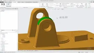 Enhanced Workflow for Radial Dimensions in Model-Based Definition | Creo 5.0