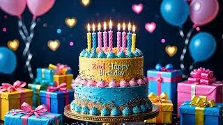 2nd Birthday Ambience  Cozy Cake & Party Decorations for Toddlers 🎉
