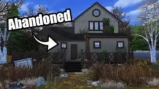 I Built an Abandoned House Sims 4 Speed Build