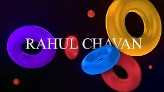 Title with 3d object motion graphics Animation in After Effects