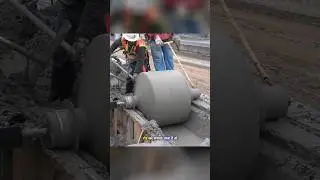 सड़क को समतल करने वाला रोलर! | curb roller manufacturing #shorts #ytshorts
