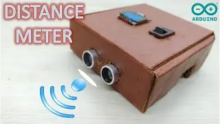 Distance Meter / Range Finder using Arduino Uno & HC -SR04 ultrasonic sensor || Arduino Project