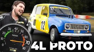 7000 rpm FOOT OF THE SHEET with my RENAULT 4L RACING CAR!