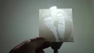 Lithophane light box, one side