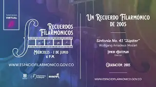 Recuerdos Filarmónicos |  Sinfonía n.º 41 "Júpiter" de W.A. Mozart