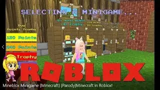 Roblox Mineblox Minigame [Minecraft] [Parody] in Roblox!