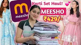 Meesho Kurta Sets Haul | Meesho Try-on And Review | Meesho Kurti Set #meesho