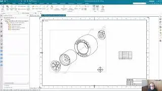 Siemens NX CAD - Drawing Parts List and Auto Balloon
