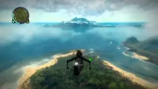 Just Cause 2 secret japanese helicopter!