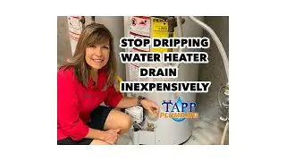 How To Inexpensively Stop Water Heater Drain From Dripping