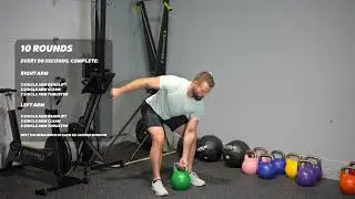 Single Kettlebell Complex | 15 Minutes | Deadlift, Clean, Thruster
