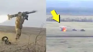 One Man Destroyed a Column of Russian Tanks!!