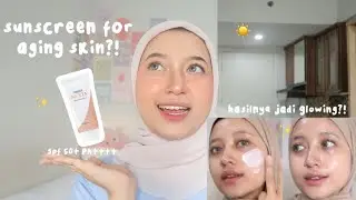 Sunscreen for Anti-Aging? | Review SKINAQUA Nexta Shield Serum UV