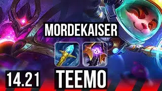 MORDEKAISER vs TEEMO (TOP) | KR Diamond | 14.21