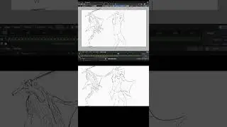 [Blender 3.6] Gesture Drawing 715 - Timelapse [Grease Pencil]