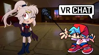 Sailor Peace vs FNF Boyfriend (featuring Girlfriend) - VRChat Rap Battle!!