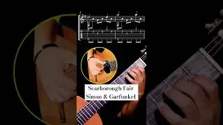 How To Play Scarborough Fair on #classicalguitar #fingerstyle #simonandgarfunkel