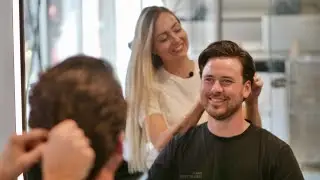 Haircut & hairstyle 💇‍♂️💈inspired by Ralph Lauren models 😎