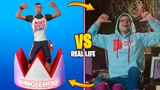 CELEBRITIES Doing FORTNITE Dances in REAL LIFE 400% SYNCED! (Nick EH 30, Conor McGregor, Kai Cenat)