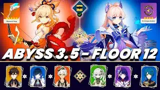 NEW Spiral Abyss 3.5 | C1 YOIMIYA Carry & C0 Kokomi Hyperbloom | Floor 12 9 Stars | Genshin Impact