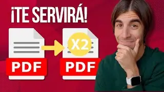 Cómo DUPLICAR PÁGINAS en PDF | DUPLICAR UNA HOJA o MÁS