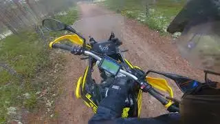 BMW F850GS on sand TET Finland